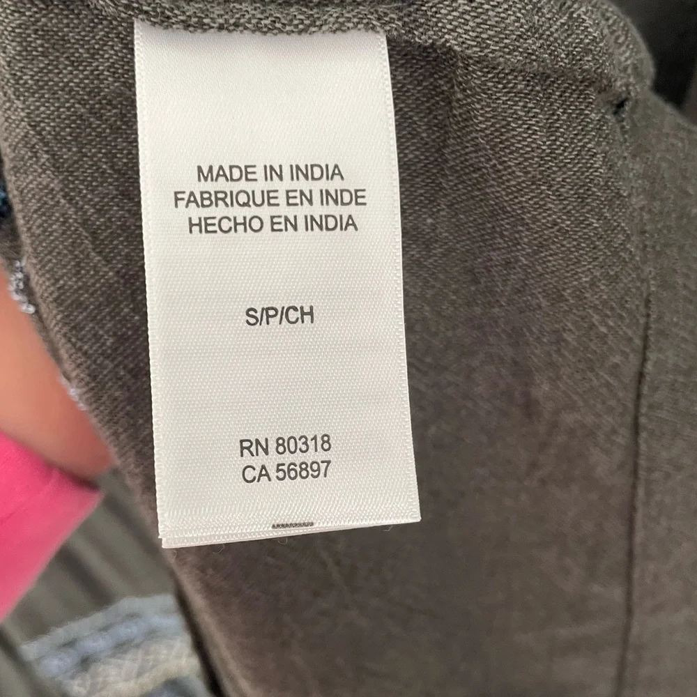 Lucky Brand Embroidered Geo Top Size Small Washed Black Boho Cross Stitch. 10 - Picture 11 of 11